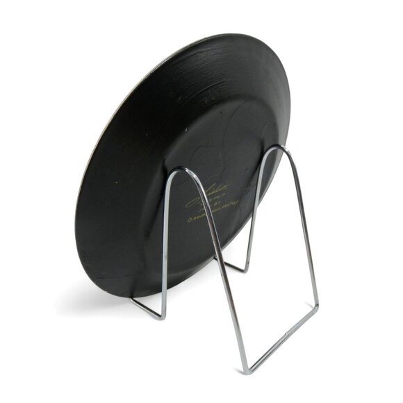 MADONNA and CHILD Glass Plate Signed in 2007 by Daria Hulak-Kulchytsky 10.6" - Picture 10 of 12